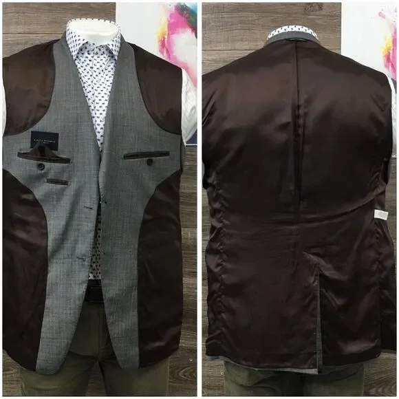 BANANA REPUBLIC Mens Blazer Sport Coat‎ Casual Jacket Size 44R Modern Wool Suit